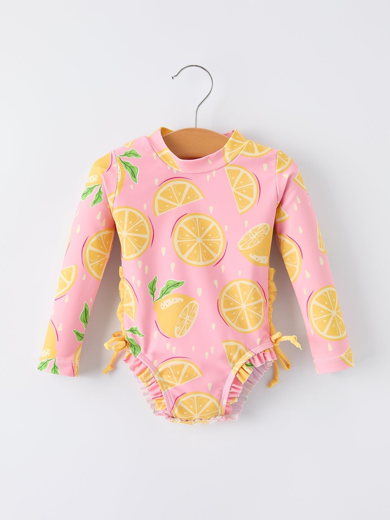 Rylee Faith Designs Rylee Faith Designs One Piece Swimsuit Long Sleeve UV Protection For Girls