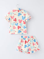 Rylee Faith Designs Rylee Faith Designs Pajama Set With Patriotic Red And Blue Print For GirlsEveretts Place