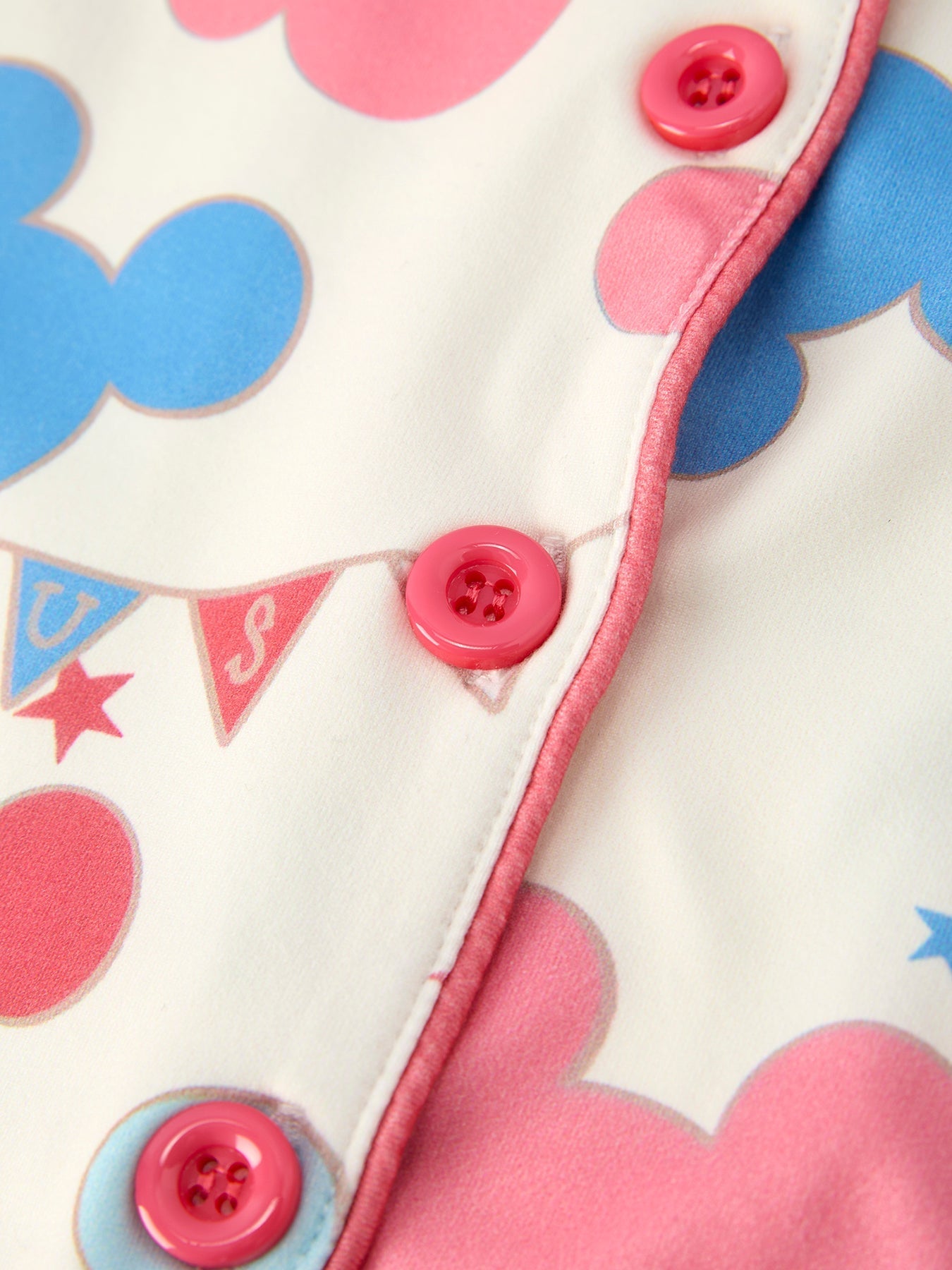 Rylee Faith Designs Rylee Faith Designs Pajama Set With Patriotic Red And Blue Print For GirlsEveretts Place