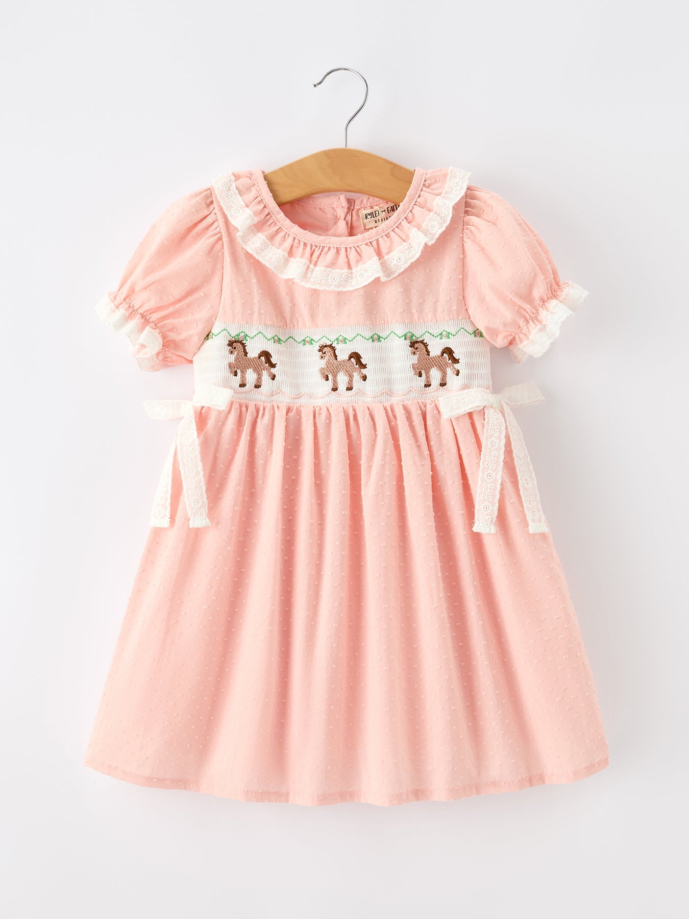 Rylee Faith Designs Rylee Faith Designs Western Horse Embroidered Dress for Girls