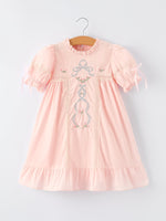 Rylee Faith Designs Rylee Faith Embroidered Lace Girls Dress With Short Sleeves For Occasions