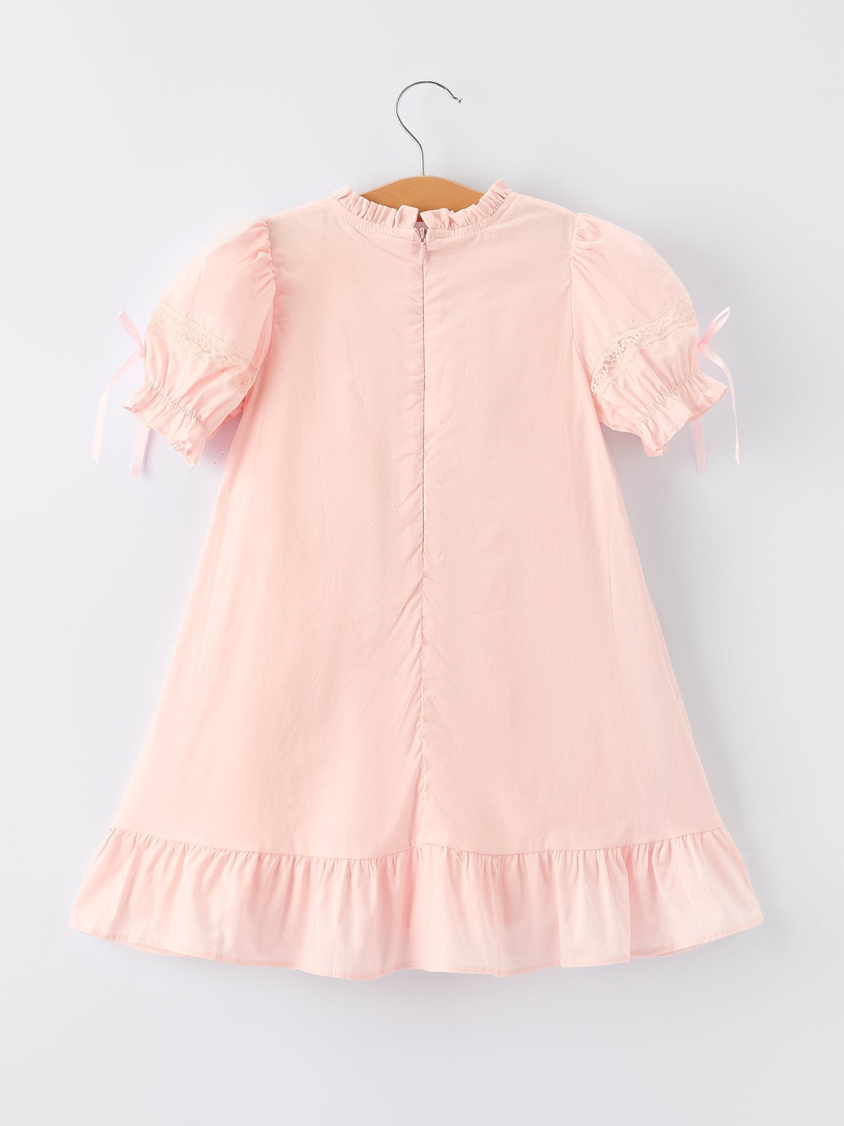 Rylee Faith Designs Rylee Faith Embroidered Lace Girls Dress With Short Sleeves For Occasions