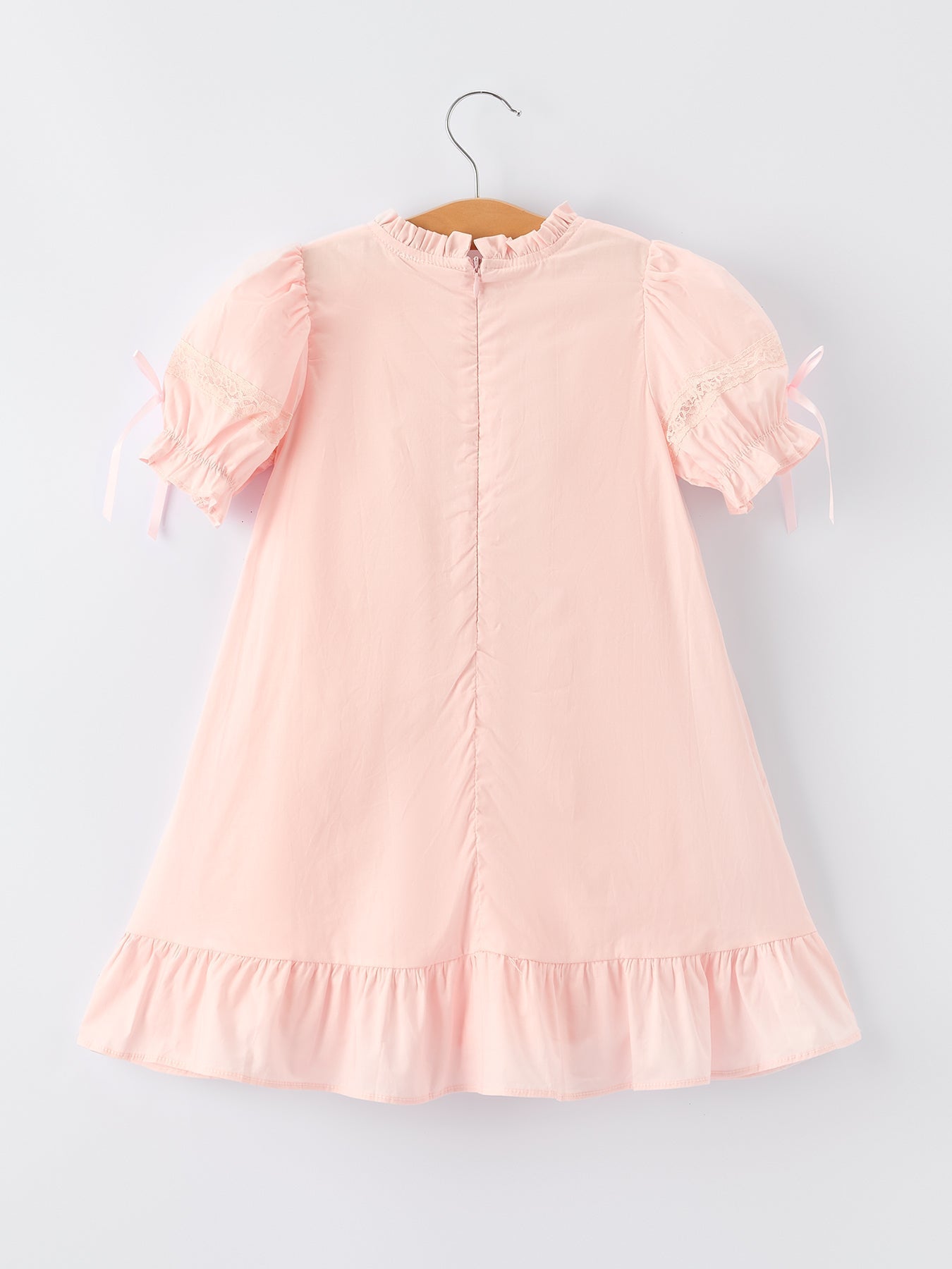 Rylee Faith Designs Rylee Faith Embroidered Lace Girls Dress With Short Sleeves For Occasions