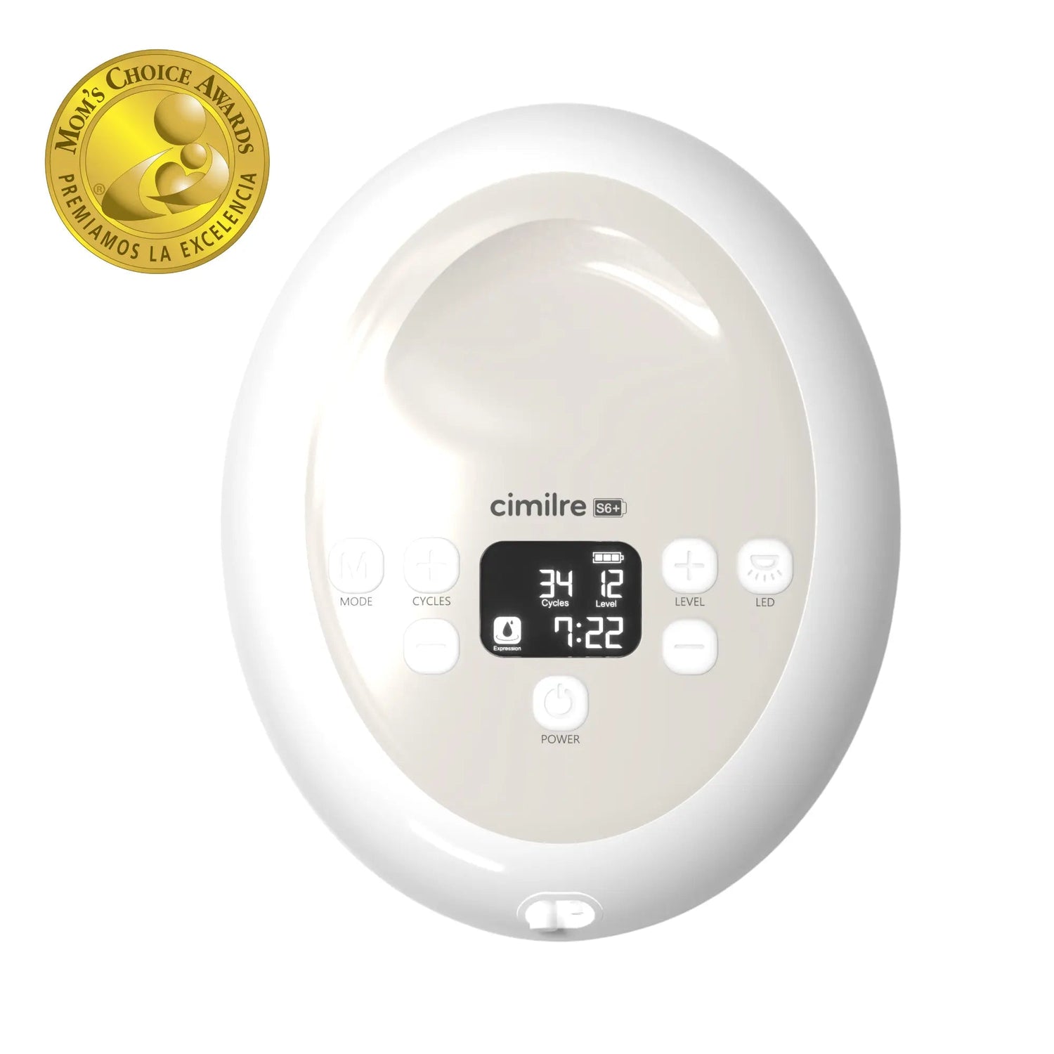 Cimilre Breast Pumps S6+ Adjustable Double Electric and Rechargeable Breast Pump - 