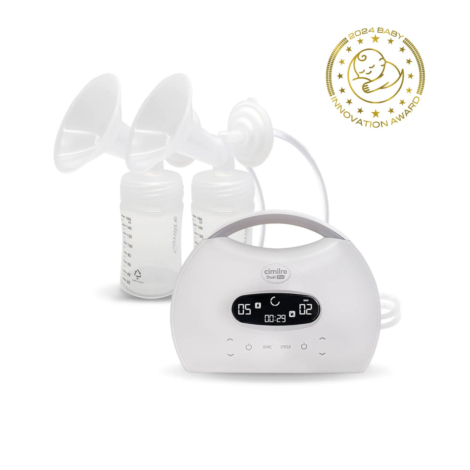 Cimilre Breast Pumps S7 Dual Pro Double Electric and Rechargeable Breast Pump - 
