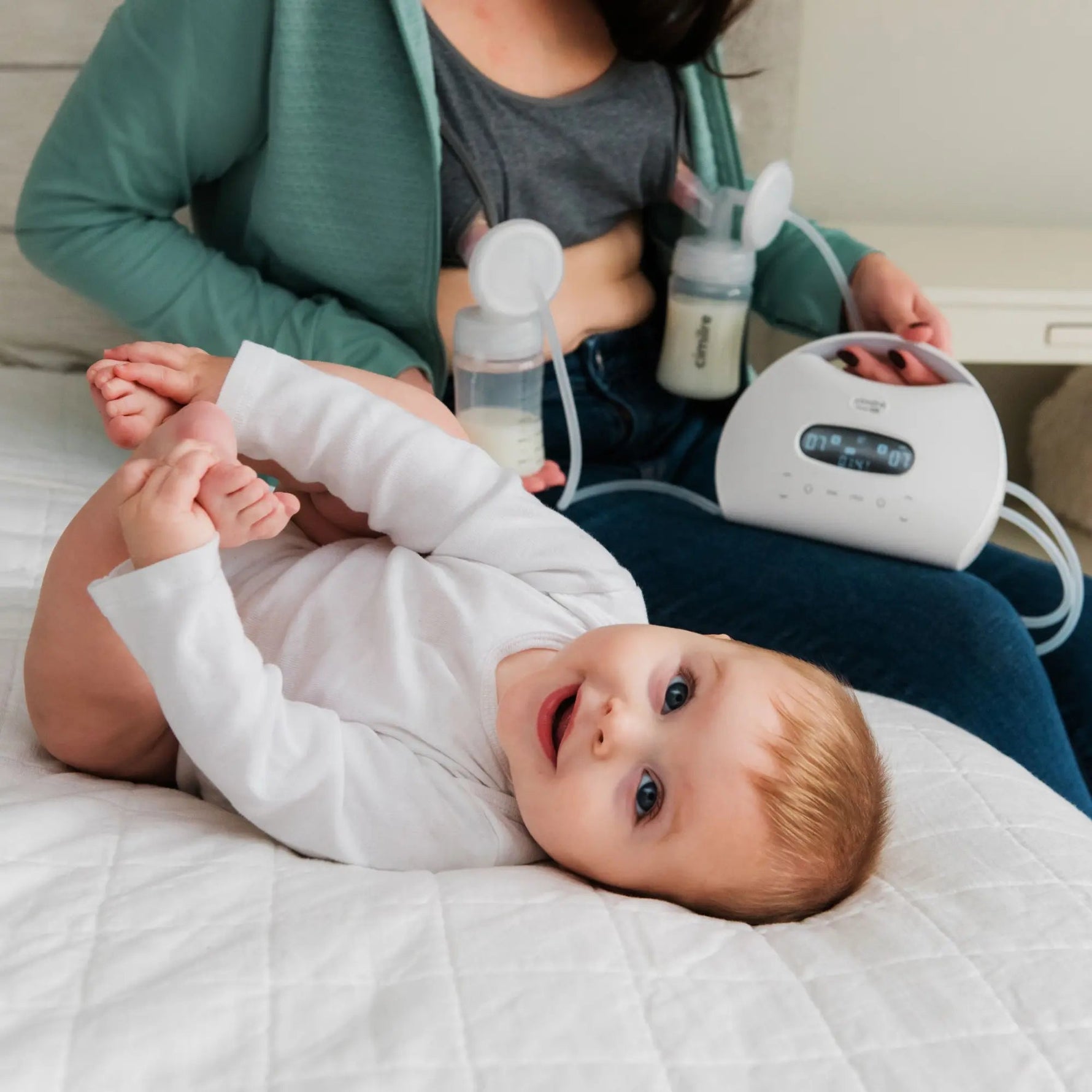 Cimilre Breast Pumps S7 Dual Pro Double Electric and Rechargeable Breast Pump - 