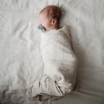 Mushie Organic Cotton Muslin Swaddle Blanket for Baby Cuddling and Nursing - Baby & Toddler > Swaddling & Receiving Blankets Swaddle