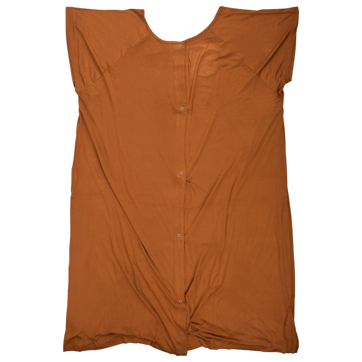 Three Little Tots Saddle Tan Mommy Labor and Delivery Nursing Hospital Gown - 