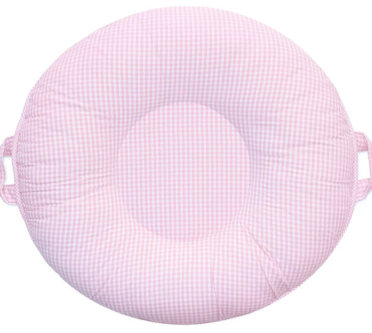 Sadie Light Pink Floor Cushion Stylish Home Decor Accessory.