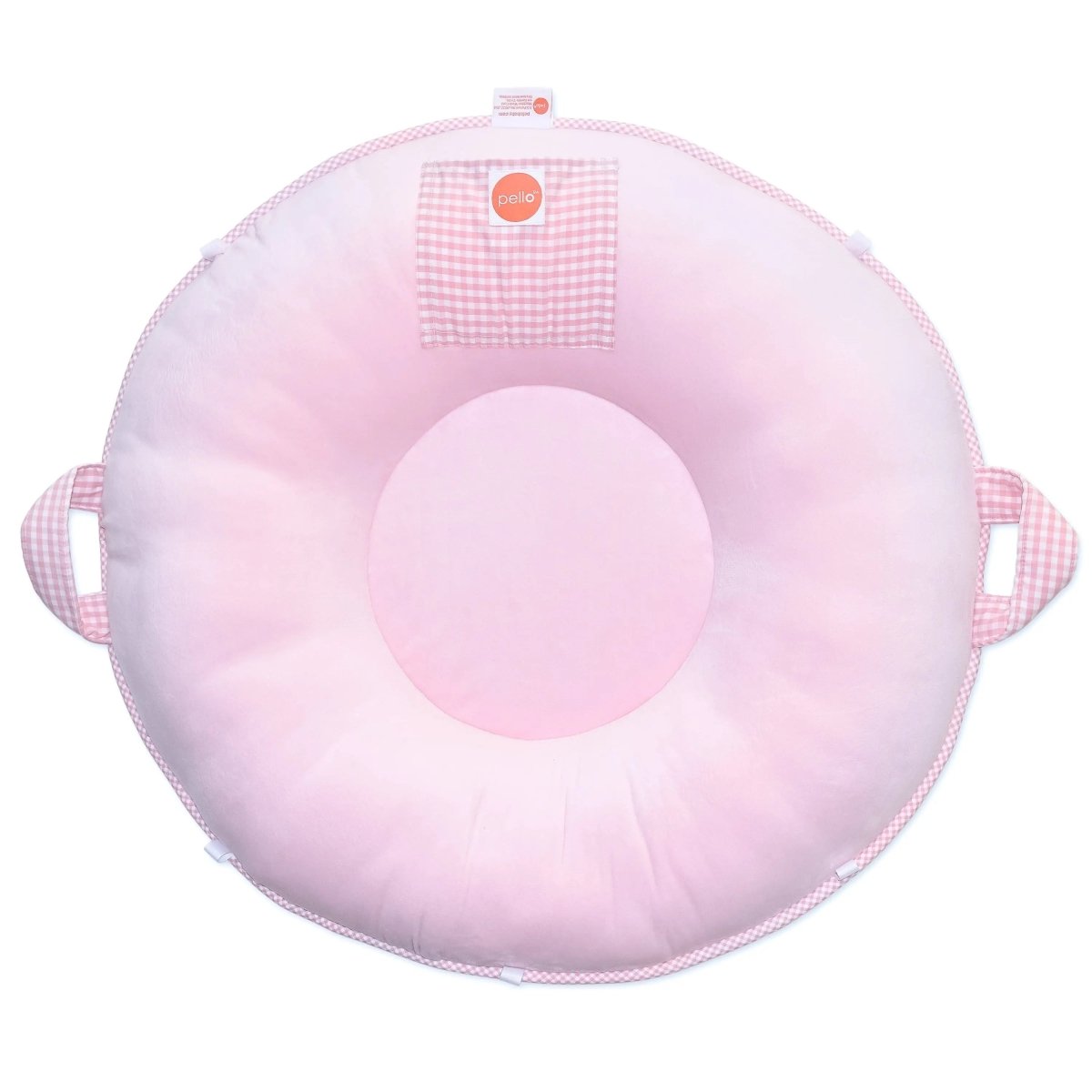 Goosewaddle® | Newborn Baby Blankets Toys Teethers Bibs & More Sadie Light Pink Floor Cushion for Cozy Home Decor