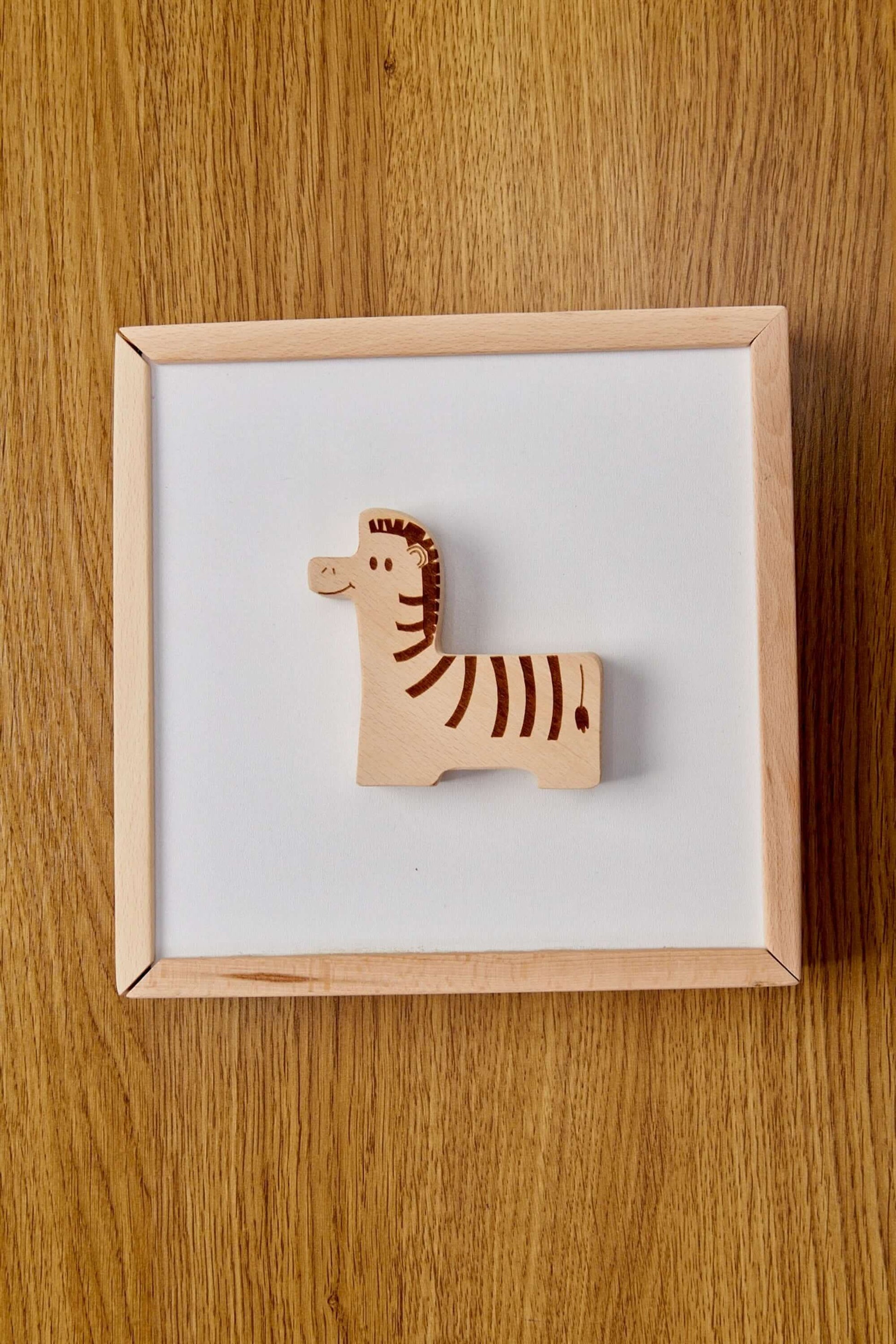 Montessori Wooden Safari Animal Puzzle Box For Toddlers Kidodido Everetts Place: Online Boutique