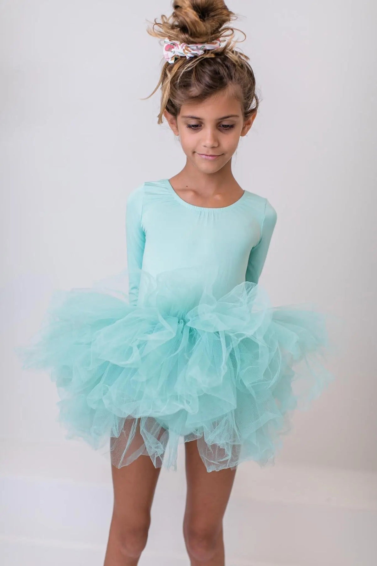 Mila & Rose ® Sage 3/4 Tutu Leotard - 