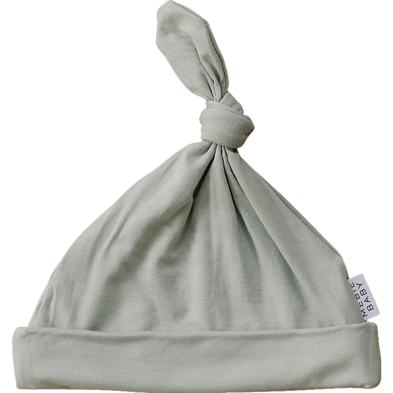 Mebie Baby Sage Bamboo Newborn Knot Hat Soft Bamboo Rayon Gender Neutral For Babies - 