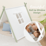 Comfy Cubs Sage Kids Indoor Play Tent For Creative Make Believe Play - 