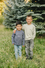 Mebie Baby Sage Long Sleeve Cotton Tee - 