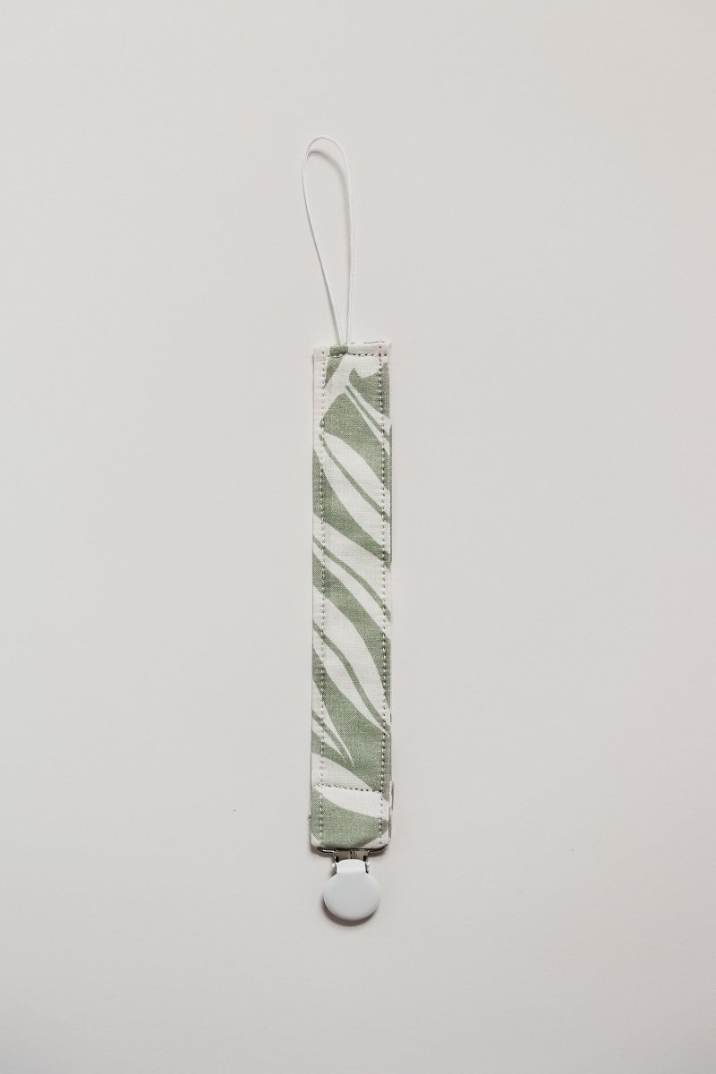 Little Mae & Co Sage Palm Pacifier Clip for Baby Little Mae and Co Brand - Everetts Place Boutique - 