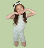 DREAM BIG LITTLE CO SAGE WAVY CHECKERS DREAM RUFFLE SHORT SETEveretts Place