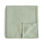 Organic Cotton Muslin Swaddle Blanket by Mushie