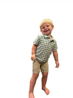 Dragonfly Dreams Bamboo Sage Gingham Polo Shirt Everetts Place