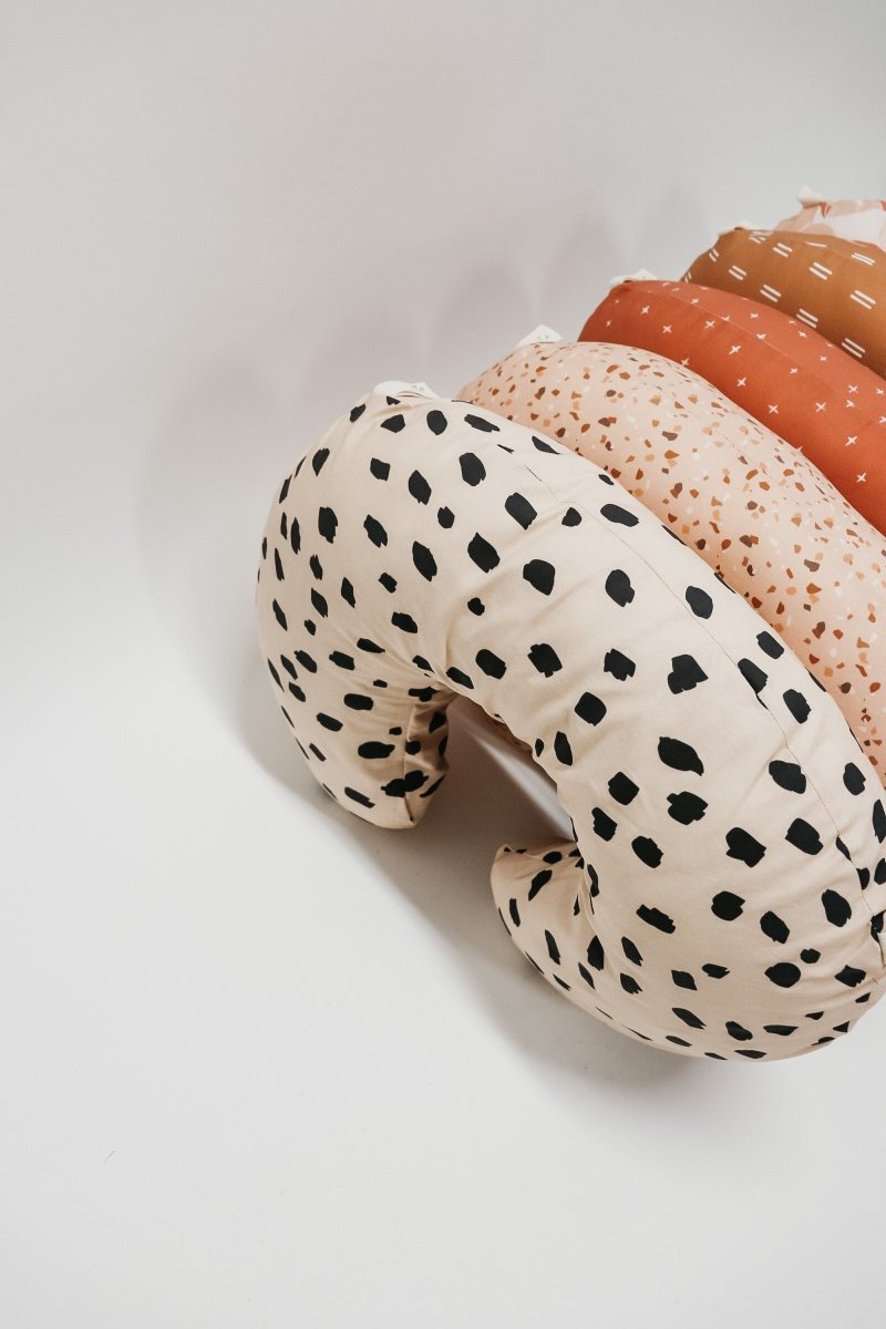 Little Mae & Co Sahara Nursing Pillow Cover for Feeding and Tummy Time - 