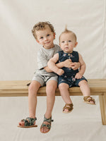 Mebie Baby Sailboat Button Short Set for Baby and Toddler Soft Cotton Spandex Blend - 