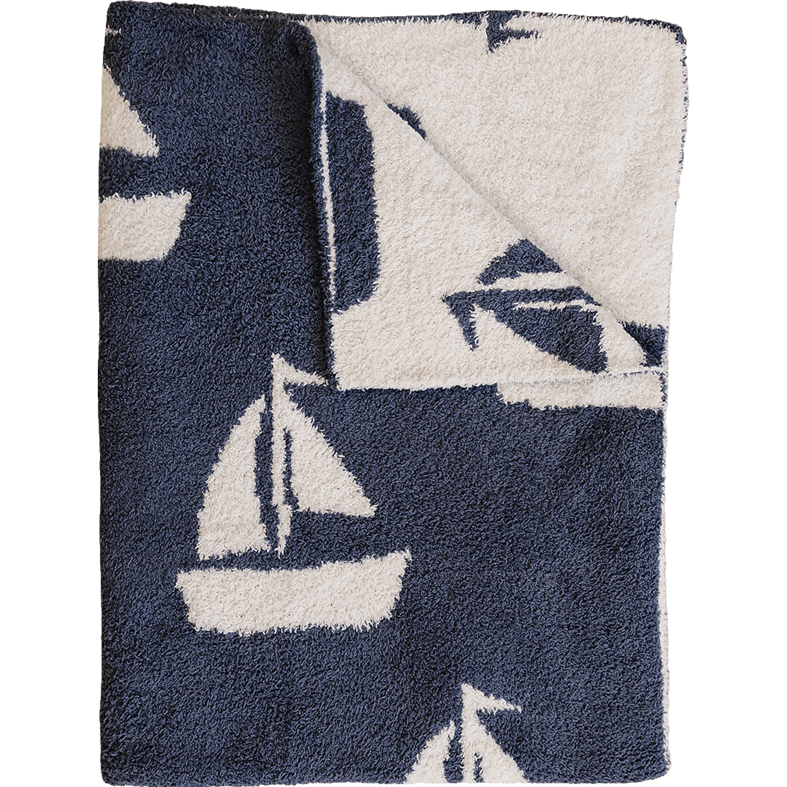 Sailboat Plush Blanket - Triangle, Scarf | Everetts Place