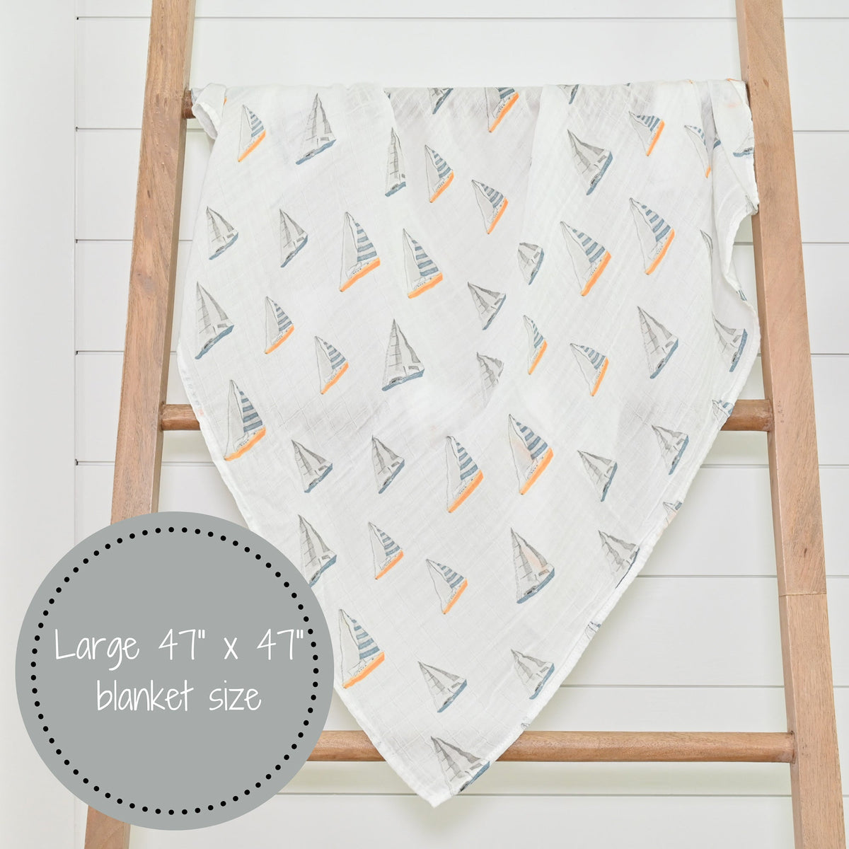 LollyBanks Sailing Away Swaddle BlanketEveretts Place