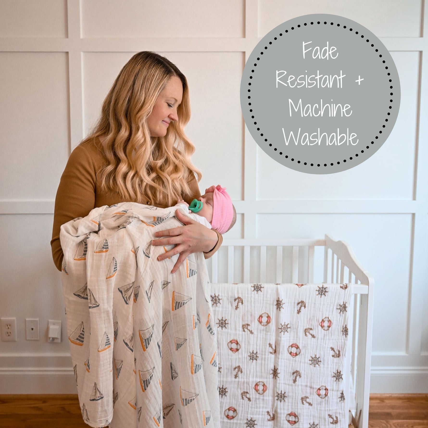 LollyBanks Sailing Away Swaddle BlanketEveretts Place