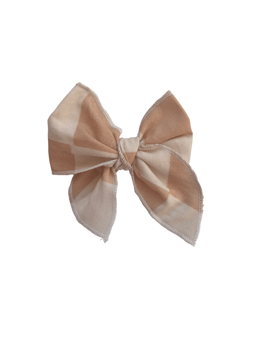 Little Mae & Co Sailor Bow Baby Girl Nylon Headband Bow Clips - 