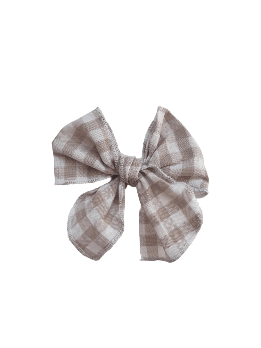 Little Mae & Co Sailor Bow Baby Girl Nylon Headband Bow Clips - 