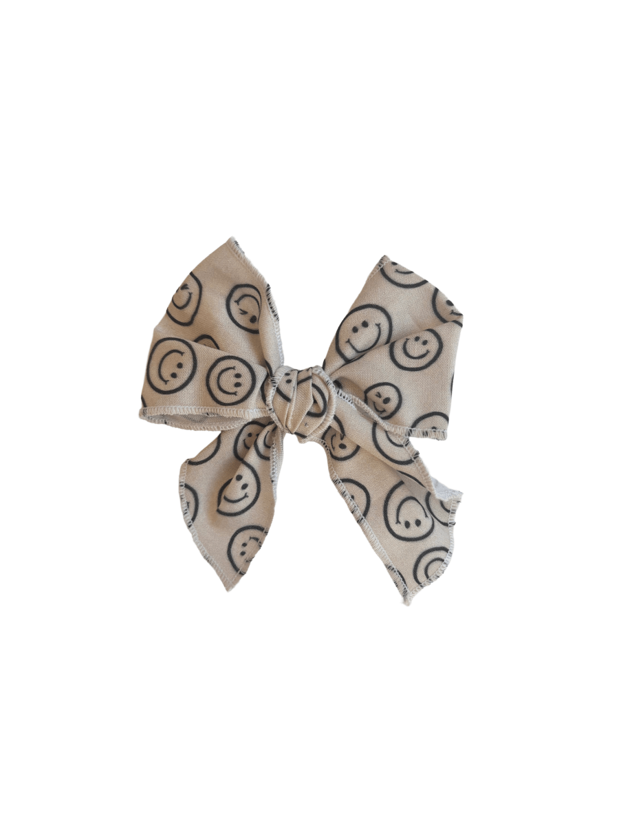Little Mae & Co Sailor Bow Baby Girl Nylon Headband Bow Clips - 