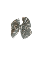 Little Mae & Co Sailor Bow Baby Girl Nylon Headband Bow Clips - 