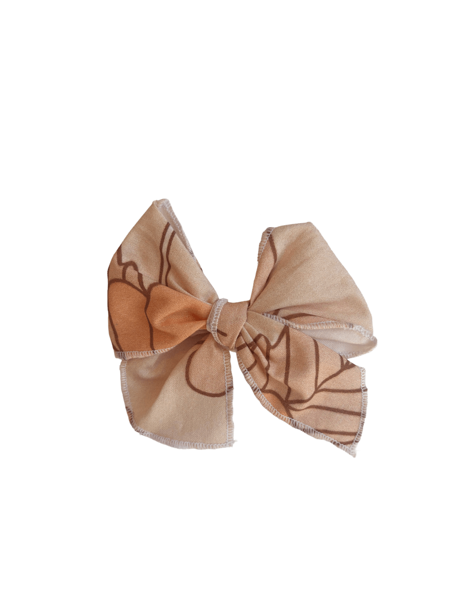 Little Mae & Co Sailor Bow Baby Girl Nylon Headband Bow Clips - 
