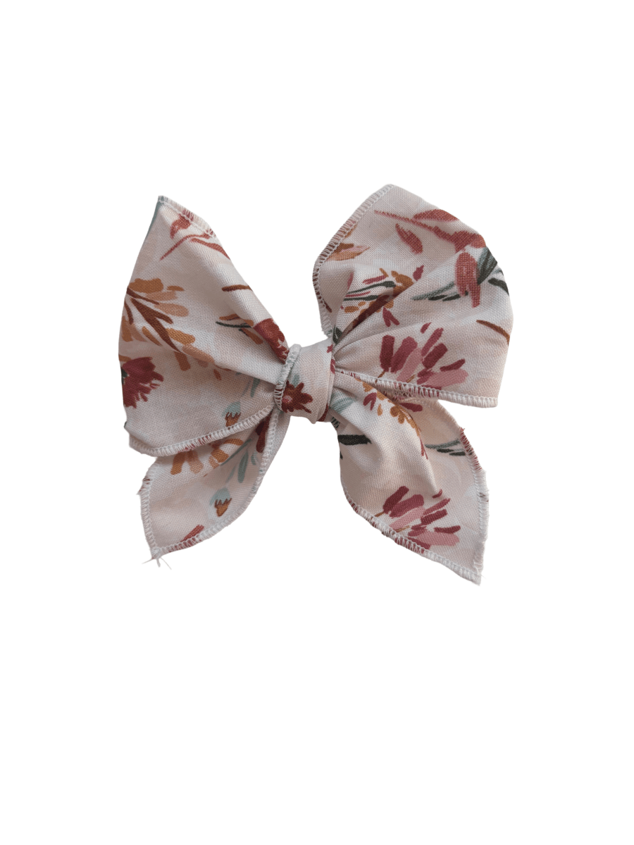 Little Mae & Co Sailor Bow Baby Girl Nylon Headband Bow Clips - 