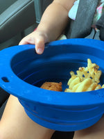 Three Little Tots Sailor Collapsible Bowl for Travel or Home - 