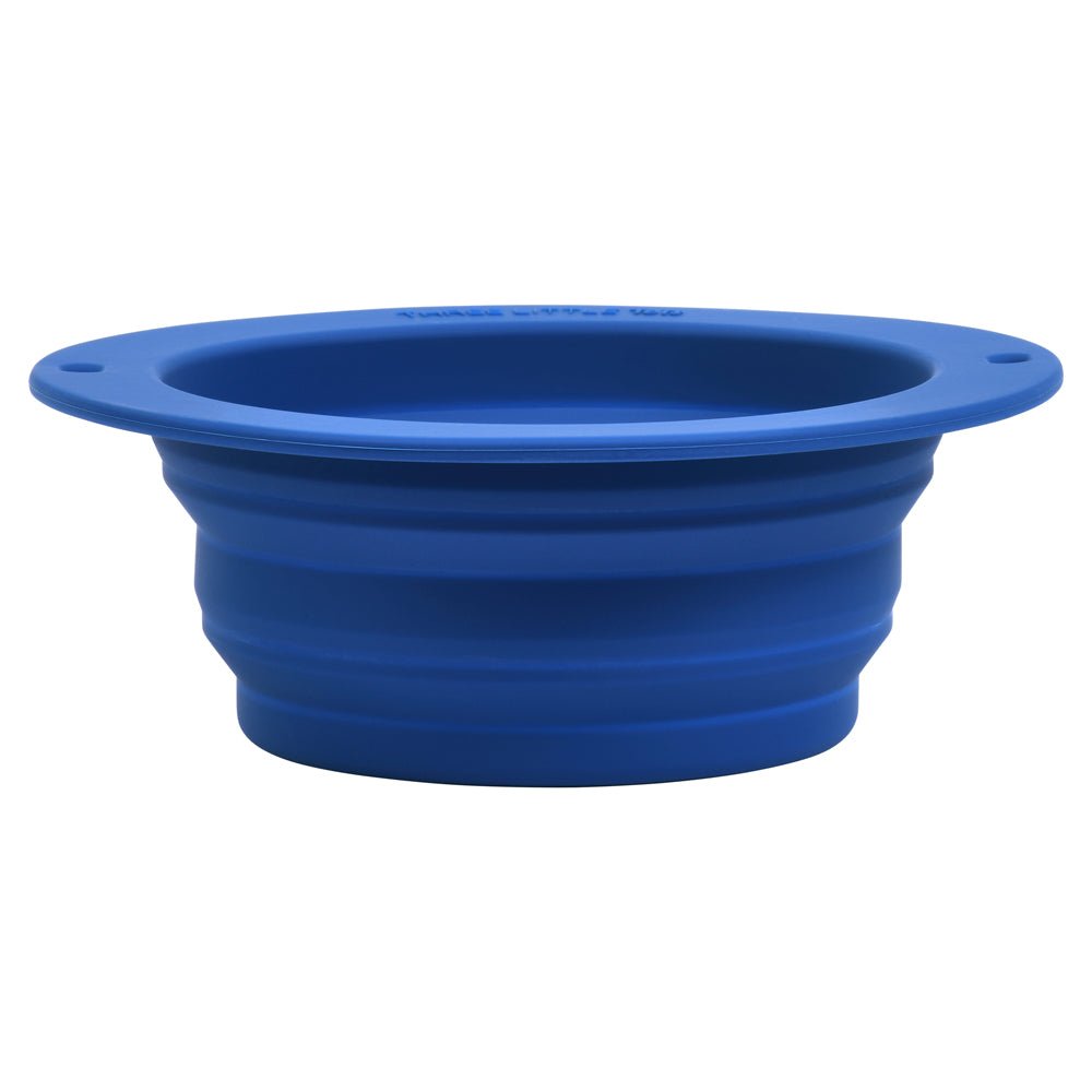 Three Little Tots Sailor Collapsible Bowl for Travel or Home - 