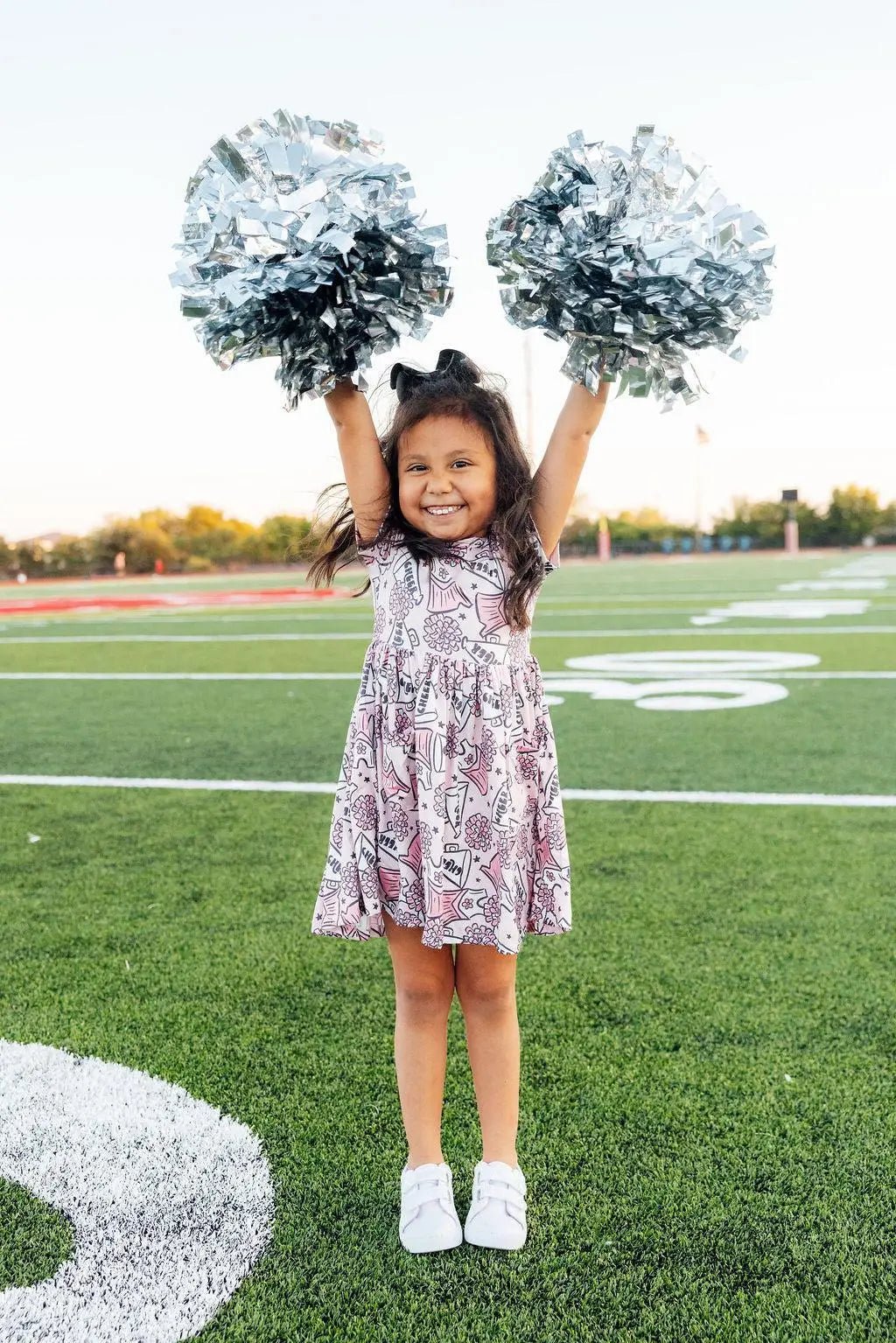 SALE Cheer S/S Pocket Twirl Dress - Smile, Cheerleading uniform, Cheerleading, Pom-pom, Child | Everetts Place
