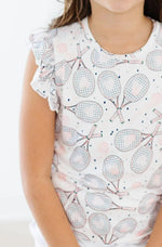 Mila & Rose ® SALE Game, Set, Match S/S Ruffle Tee - 