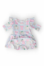 Mila & Rose ® SALE Pumpkin Picnic Twirl Flutter Bodysuit - 