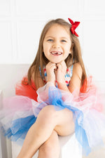 Mila & Rose ® SALE Red, White & Cute Tank Tutu Leotard - 