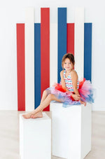 Mila & Rose ® SALE Red, White & Cute Tank Tutu Leotard - 