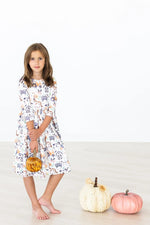 Mila & Rose ® SALE Stay Spooky 3/4 Sleeve Pocket Twirl Dress - 