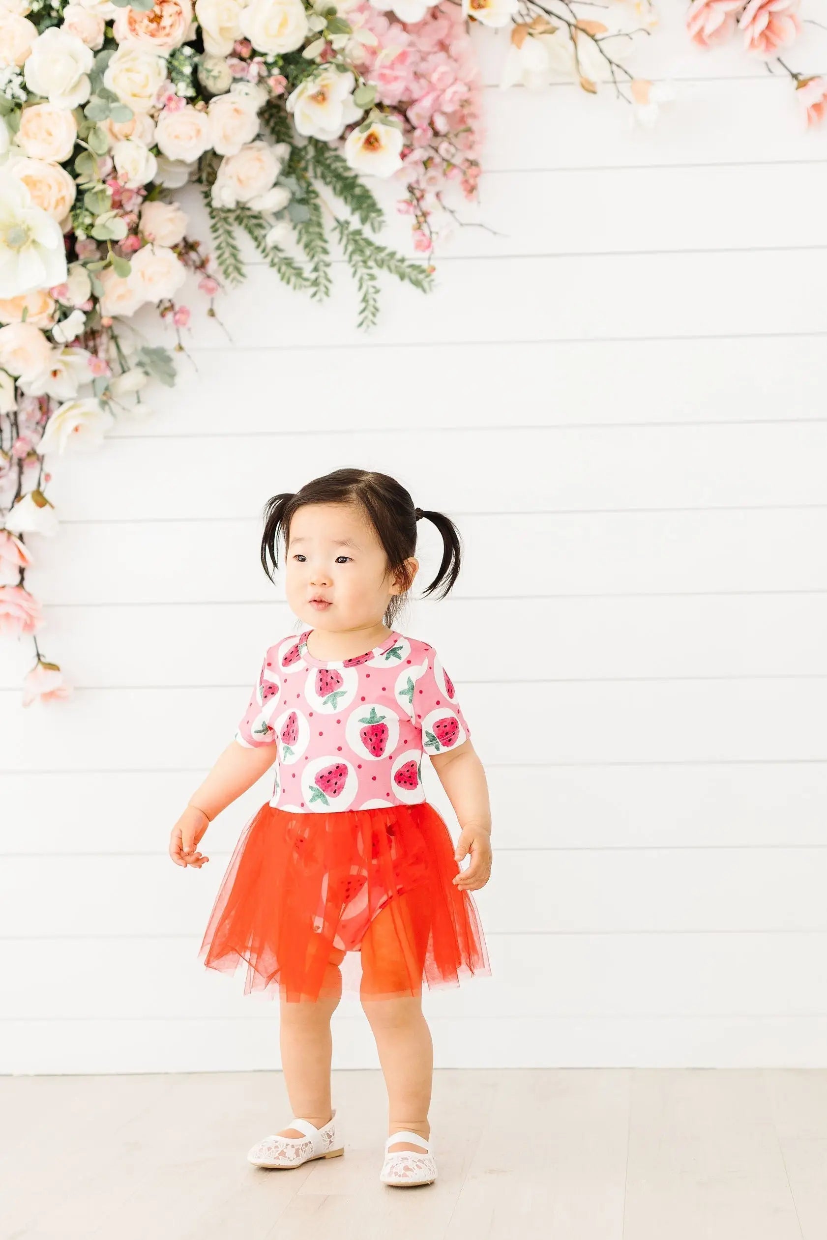 Mila & Rose ® SALE Strawberry Fields Tutu Bodysuit - 