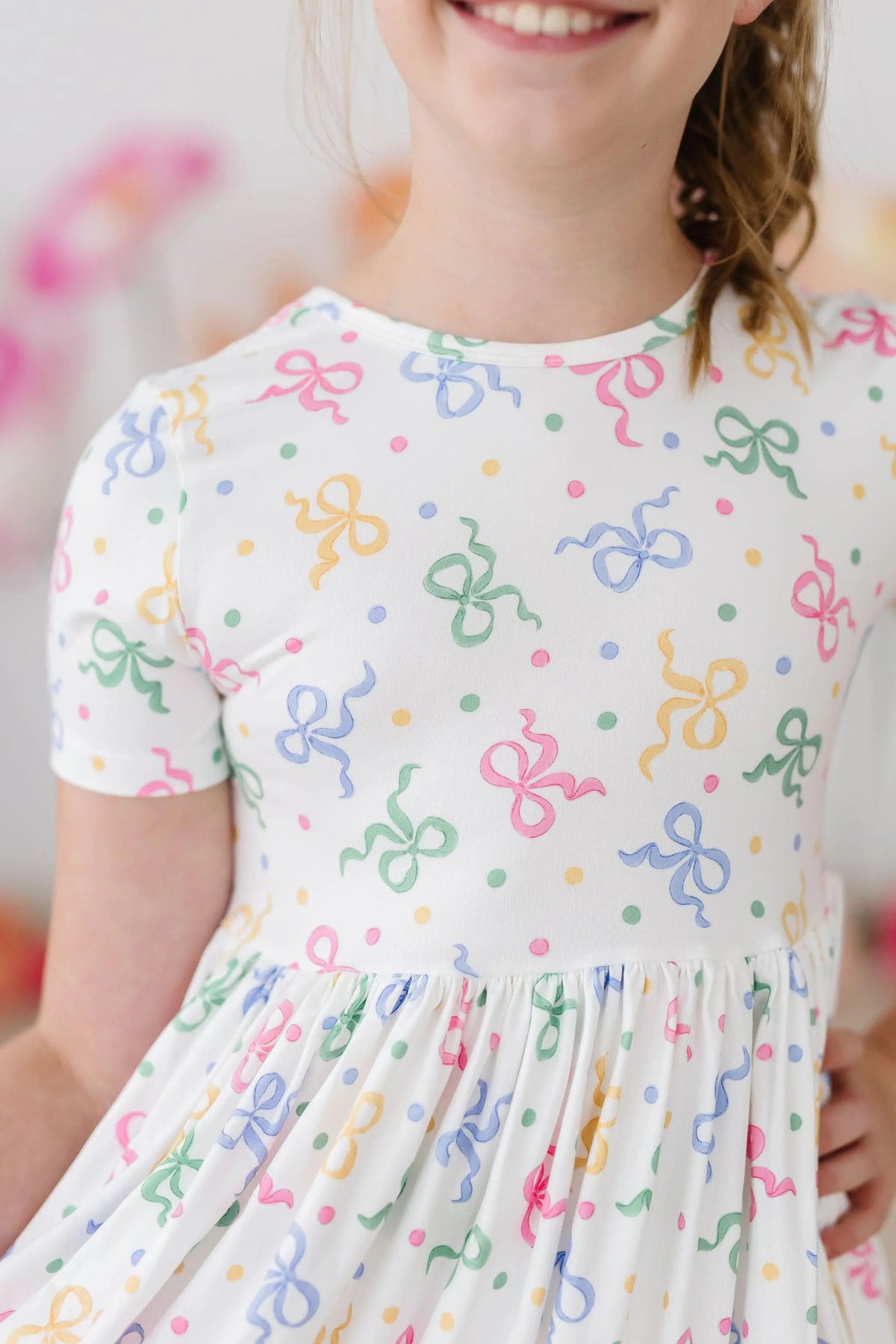 Mila & Rose ® SALE Tied in Love S/S Pocket Twirl Dress - 