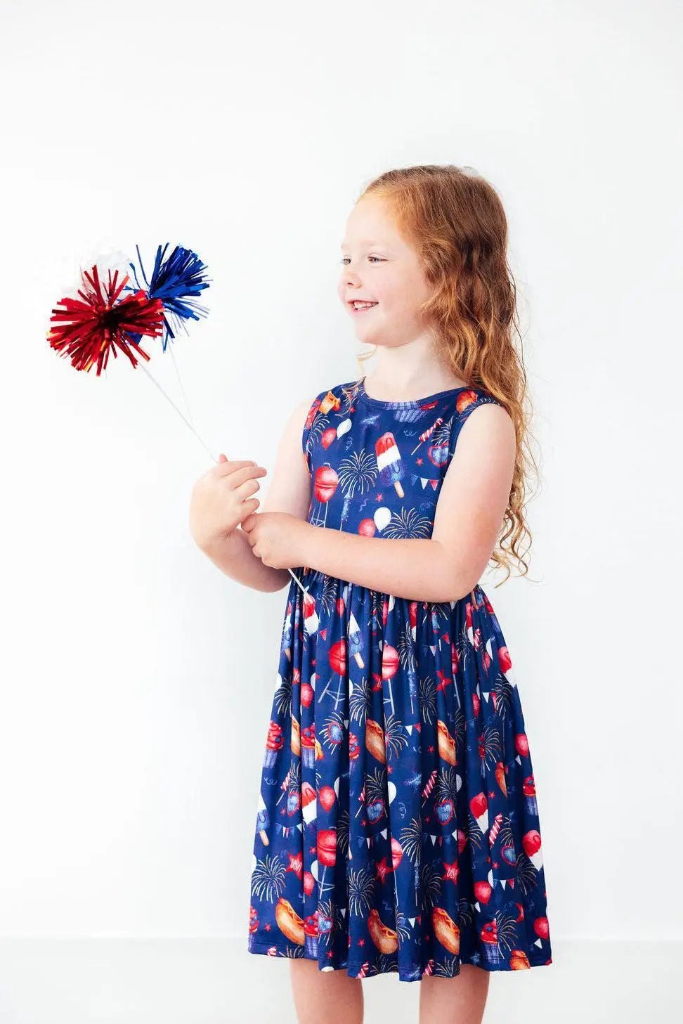 Mila & Rose ® SALE You Look Like the 4th of July Tank Twirl Dress - 