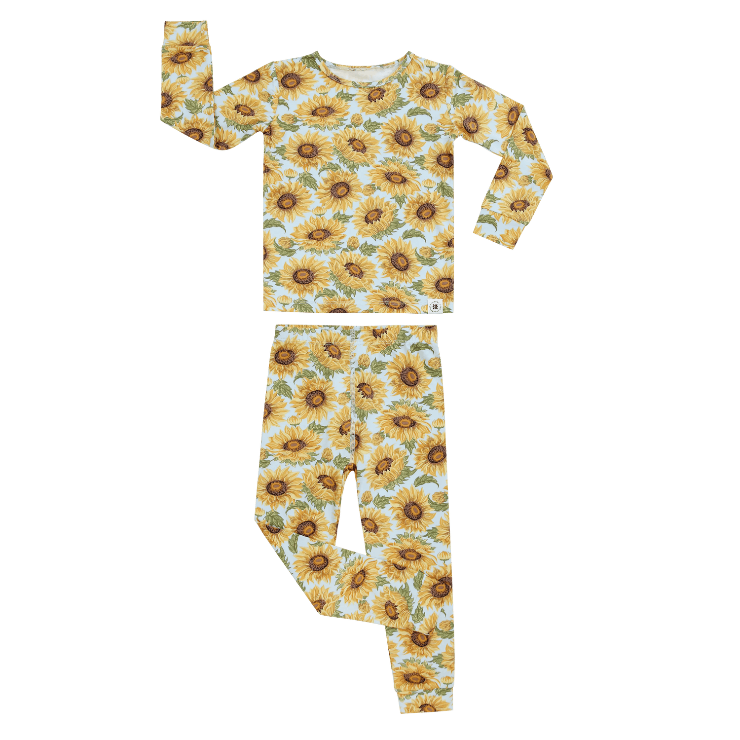 Sweet Bamboo Sammy's Sunflower Big Kid Pajama Set - 
