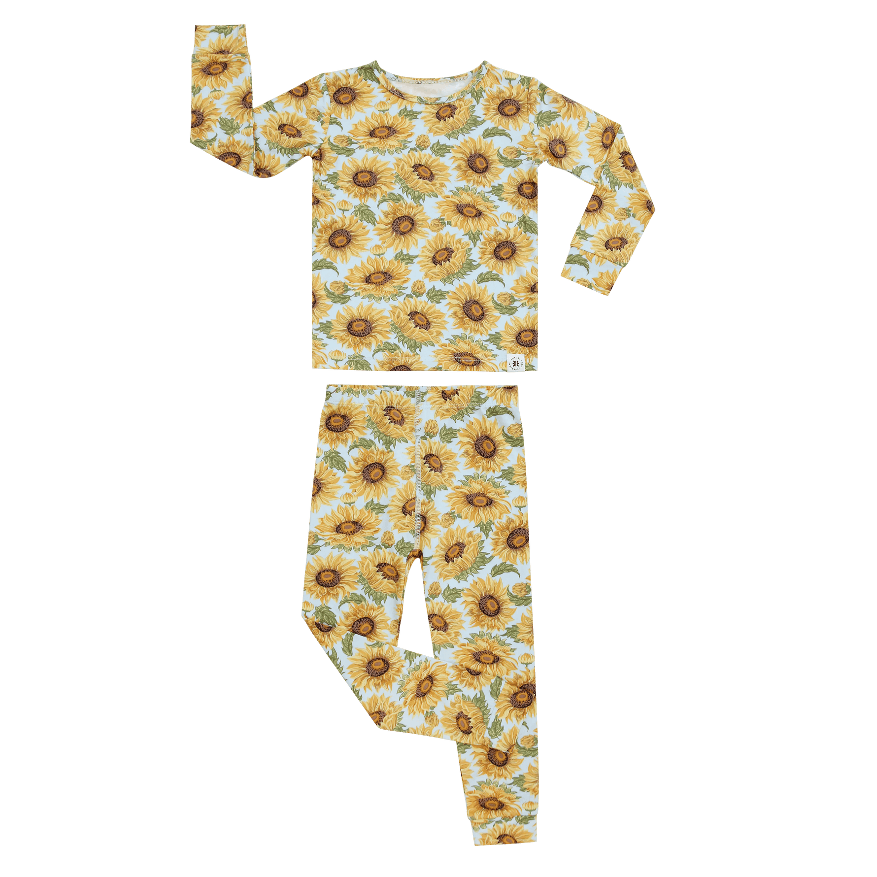 Sweet Bamboo Sammy's Sunflower Big Kid Pajama Set - 
