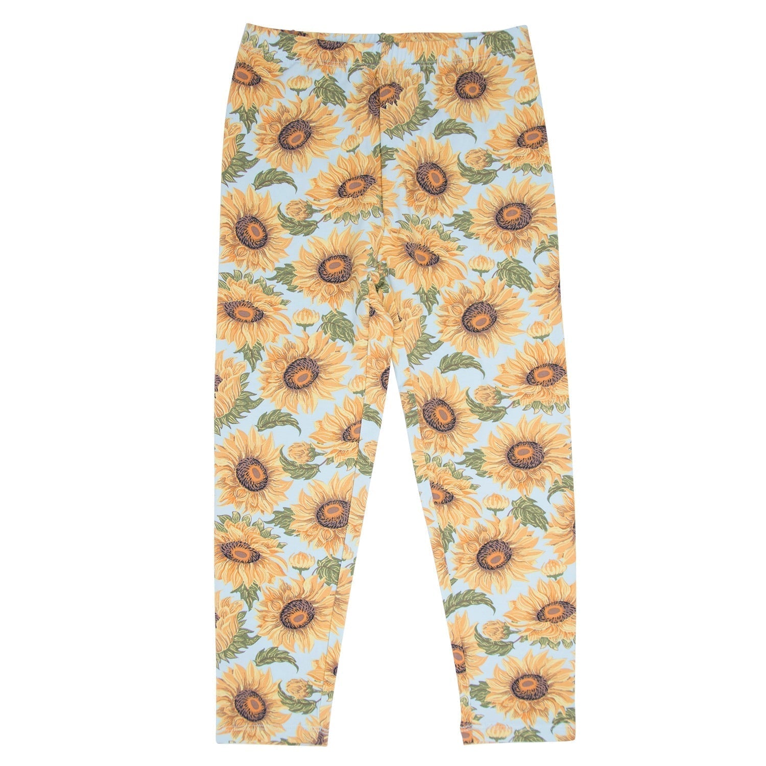 Sammys Sunflower Classic Legging for Girls Comfort Elastic Sweet Bamboo Everetts Place: Online Boutique