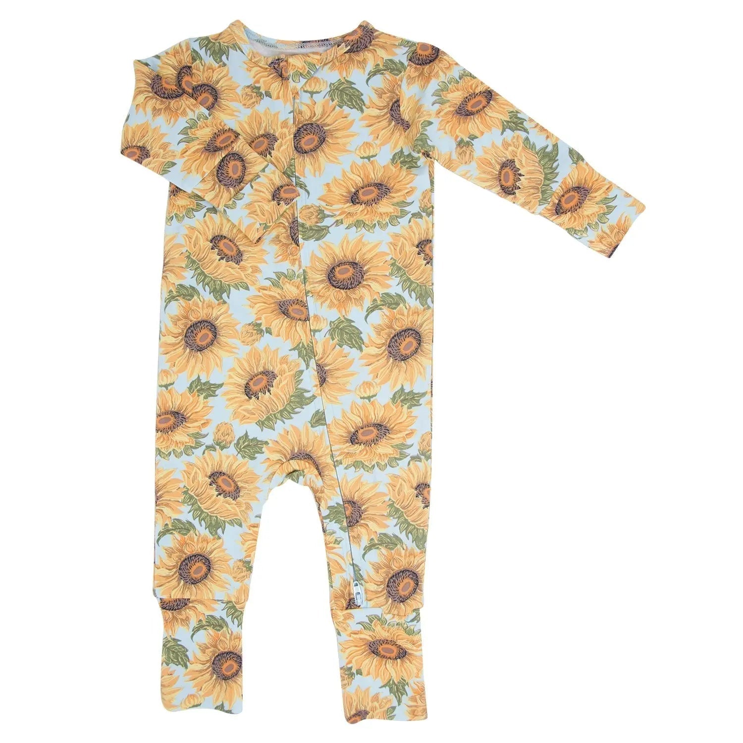 Sweet Bamboo Sammy's Sunflower Convertible Romper - 