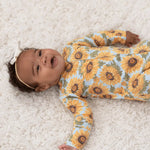 Sweet Bamboo Sammy's Sunflower Convertible Romper - 